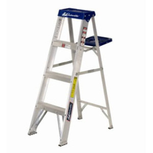 LOUISVILLE LADDER AS2104 4' TYPE I ALUMINUM STEPLADDER 250LB RATING