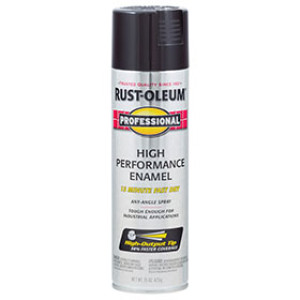 RUST-OLEUM PROFESSIONAL 7579838 HIGH PERFORMANCE ENAMEL GLOSS BLACK 15 OZ
