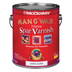 MCCLOSKEY MAN O'WAR 6539.007 GLOSS EXTERIOR MARINE SPAR VARNISH 275 VOC