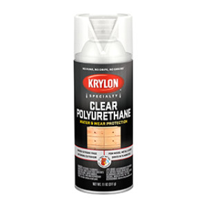 KRYLON K07005777 7005 POLYURETHANE CLEAR GLOSS WOOD FINISH SPRAY PAINT 11 OZ