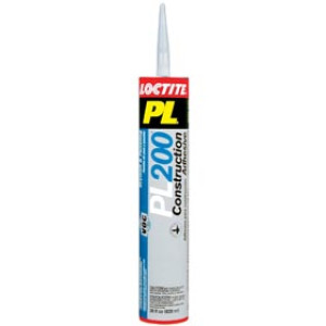 LOCTITE 1390602 PL200 28 OZ VOC CONSTRUCTION ADHESIVE LATEX WHITE 68648