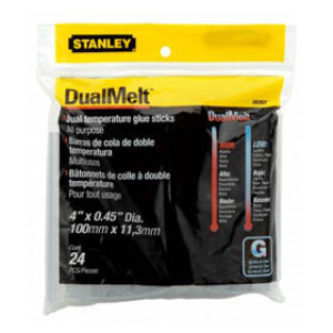 STANLEY GS20DT 4" DUAL MELT GLUE STICKS 24PK