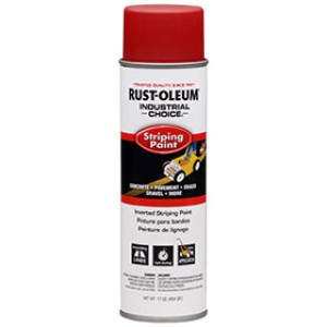 RUST-OLEUM 1665838 INDUSTRIAL CHOICE 18 OZ INVERTED STRIPING PAINT RED