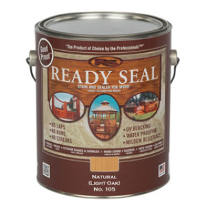 READY SEAL 105 NATURAL EXTERIOR WOOD STAIN AND SEALER GALLON