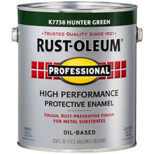 RUST-OLEUM PROFESSIONAL K7738402 GLOSS HUNTER GREEN ENAMEL 400 VOC OIL BASED