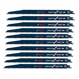 BOSCH RDN12V 12" 5/8 TPI EDGE RECIPROCATING SAW BLADE WOOD/NAIL DEMOLITION 5PK