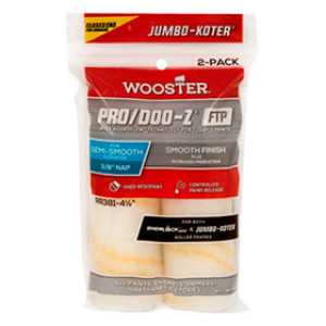 WOOSTER JUMBO-KOTER PRO/DOO-Z FTP RR382 4-1/2" X 1/2" CLOSED-END ROLLER 2 PACK