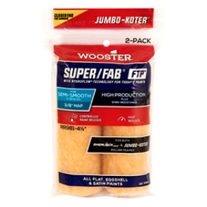 WOOSTER JUMBO-KOTER SUPER/FAB FTP RR983 4-1/2" X 3/4" CLOSED-END ROLLER 2 PACK