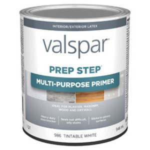 VALSPAR 044.0000986.005 PREP STEP TINTABLE WHITE MULTIPURPOSE PRIMER LATEX