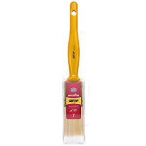 WOOSTER SOFTIP Q3108 1" WHITE NYLON/GOLD POLYESTER BLEND TRIM PAINT BRUSH