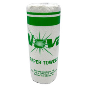 NOVA 3085 85 SHEETS 8" X 11" 2 PLY KITCHEN PAPER TOWELS (30 ROLLS/CASE)