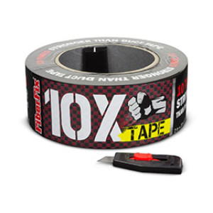 J-B WELD 39501 FIBERFIX 10X TAPE 20YDS INDUSTRIAL STRONG  RED/BLACK