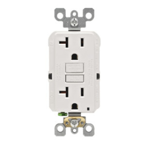 LEVITON R02-GFNT2-0KW 20A-125V SELF TEST GFCI OUTLET WHITE