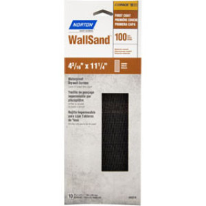 NORTON 68318 4-3/16" X 11-1/4" 100 GRIT WALLSAND SCREEN 10 SHEETS JOB PACK