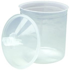 3M 16024 PPS LARGE LIDS & LINERS - 25/LIDS - 200/MICRON FILTERS - 25/LINERS