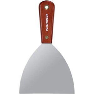 WARNER TOOL 636 5" FULL FLEX BROAD KNIFE CARBON STEEL WITH ROSEWOOD HANDLE