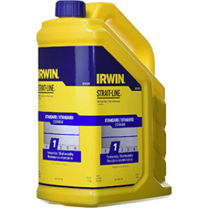 IRWIN STRAIT-LINE 65101ZR 5LB BLUE STANDARD MARKING CHALK INTERIOR/EXTERIOR
