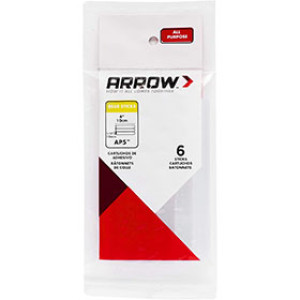ARROW FASTENER AP5 4" ALL PURPOSE ROUND GLUE STICKS - 6 PACK TR550 - TR400
